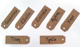ΚΑΡΤΕΛΑΚΙ ΜΕ ΕΥΧΕΣ ΚΡΑΦΤ 60mm x 20mm 0519389