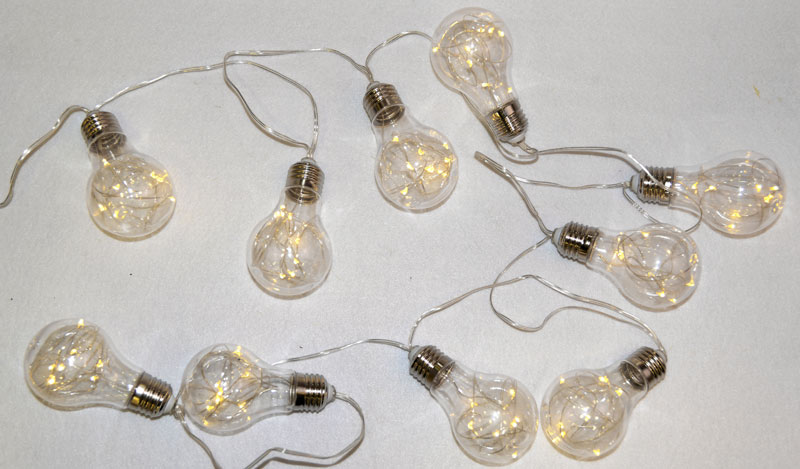 ΓΙΡΛΑΝΤΑ ΡΕΥΜΑΤΟΣ ΜΕ 10 ΛΑΜΠΕΣ ΜΕ LED 2.20m 0519443