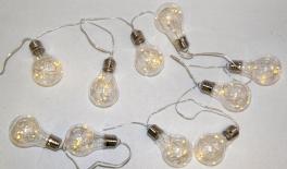 ΓΙΡΛΑΝΤΑ ΡΕΥΜΑΤΟΣ ΜΕ 10 ΛΑΜΠΕΣ ΜΕ LED 2.20m 0519443