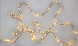 ΝΕΑ LED ΡΕΥΜΑΤΟΣ ΜΕ 10 ΓΙΡΛΑΝΤΕΣ ΣΥΡΜΑΤΑΚΙ 3m 0519445