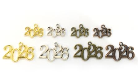 ΜΕΤΑΛΛΙΚΟ ΚΡΕΜΑΣΤΟ 2026 ΜΕΓΑΛΟ 4.5cm x 1.8cm 0519482