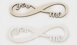 ΞΥΛΙΝΟ ΑΠΕΙΡΟ ΜΕΓΑΛΟ YOU&ME 18cm x 6cm 0519547