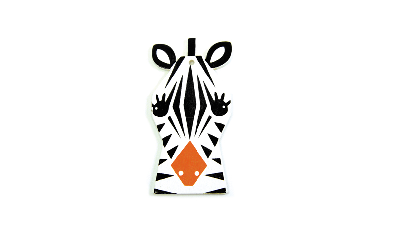 ΞΥΛΙΝΗ ΖΕΒΡΑ ΜΕΣΑΙΑ 4cm x 8cm 0519649