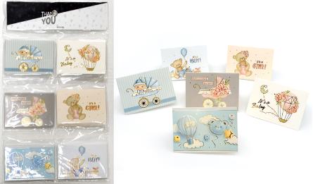 ΕΥΧΕΤΗΡΙΕΣ ΚΑΡΤΕΣ ΜΕ ΧΡΥΣΟΤΥΠΙΑ 36 ΤΕΜ./ΠΑΚ. 0519785