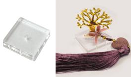 ΠΛΕΞΙΓΚΛΑΣ ΒΑΣΗ 4cm ΜΕ ΤΡΥΠΑ 0529045