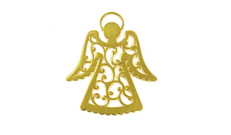 ΜΕΤΑΛΛΙΚΟΣ ΑΓΓΕΛΟΣ 8cm x 9cm 0530001