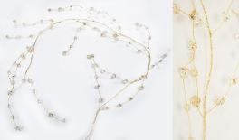 ΓΙΡΛΑΝΤΑ ΧΡΥΣΗ ΜΕ ΚΡΥΣΤΑΛΑ 120cm 0530099