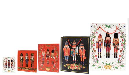 YM-S-1922 nutcracker paper bag 18*23*8CM 0530131