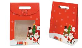 ΤΣΑΝΤΑ ΧΡΙΣΤΟΥΓΕΝΝΙΑΤΙΚΗ ΜΕ ΠΑΡΑΘΥΡΟ 19cm x 27cm 0530139