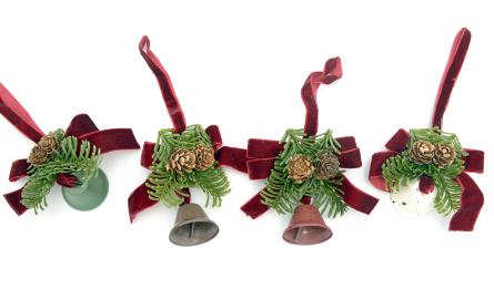 ΧΡΙΣΤΟΥΓΕΝΝΙΑΤΙΚΟ ΚΡΕΜΑΣΤΟ ΚΑΜΠΑΝΑΚΙ ΜΙΚΡΟ 8cm x 25cm 0530149