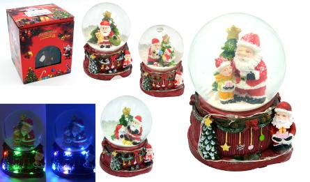 ΧΙΟΝΟΜΠΑΛΑ ΚΕΡΑΜΙΚΗ ΜΕ LED ΚΑΙ ΜΟΥΣΙΚΗ 9cm x 6.5cm 0531018