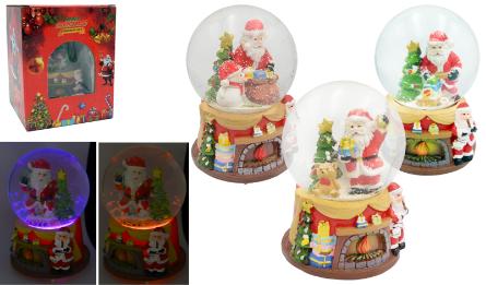 ΧΙΟΝΟΜΠΑΛΑ ΚΕΡΑΜΙΚΗ ΜΕ LED ΚΑΙ ΜΟΥΣΙΚΗ 8.5cm x 12.5cm 0531029