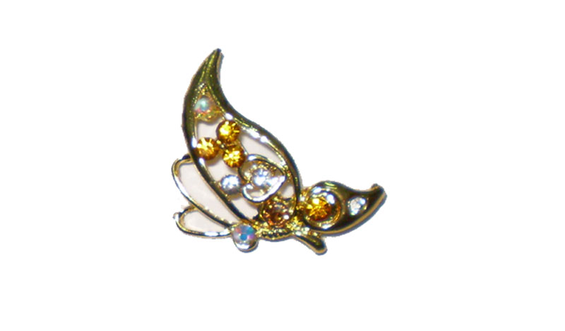 ΚΑΡΦΙΤΣΑ ΜΙΣΗ ΠΕΤΑΛΟΥΔΑ 3.8cm x 3.4cm 0552009