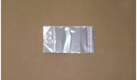 POLYBAG WITH STICK 5.5X10CM no borde 1000PCS 0602067