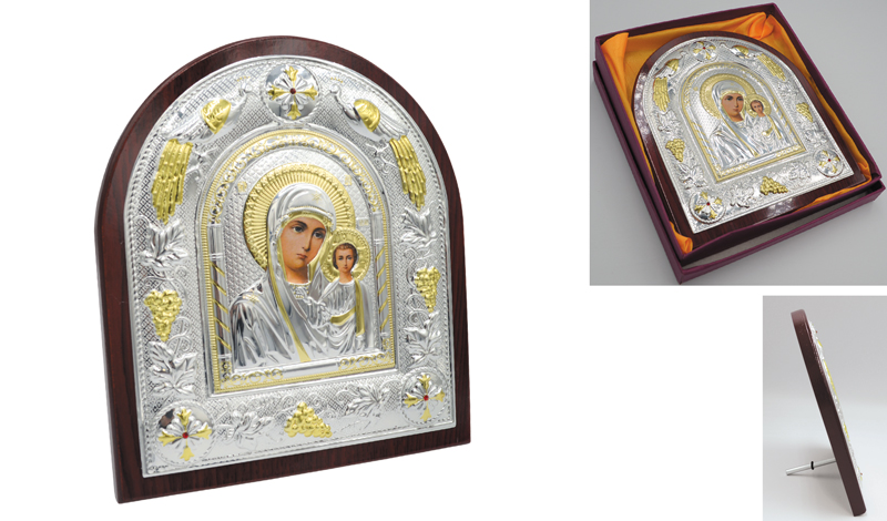 ΕΠΙΤΡΑΠΕΖΙΑ ΞΥΛΙΝΗ EIKONA ΠΑΝΑΓΙΑΣ 16cm x 18cm ΜΕ ΚΟΥΤΙ 0620039