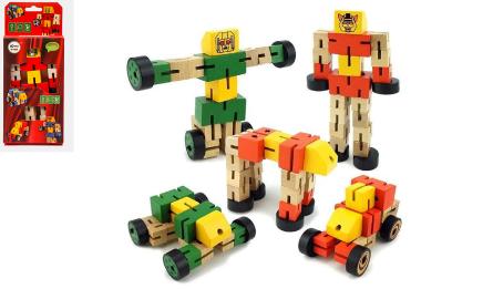 Wood robot toy 0621030