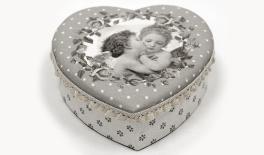 ΚΟΥΤΙ ΚΑΡΔΙΑ ΒΑΜΒΑΚΕΡΟ ΑΓΓΕΛΟΣ 19.5cm x 7cm 17-2037 0621136