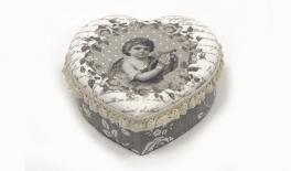 ΚΟΥΤΙ ΚΑΡΔΙΑ ΒΑΜΒΑΚΕΡΟ ΑΓΓΕΛΟΣ 14cm x 6cm 17-2035 0621137