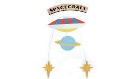 ΚΡΕΜΑΣΤΟ ΔΙΑΚΟΣΜΗΤΙΚΟ SPACE 20cm x 42cm RS-190671 0621258