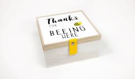 ΞΥΛΙΝΟ ΚΟΥΤΙ THANKS 15cm BR-F87605 0621275