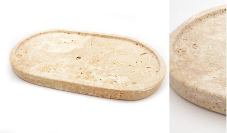 ΜΑΡΜΑΡΙΝΟ ΟΒΑΛ ΠΙΑΤΟ 25cm x 15cm 0621545