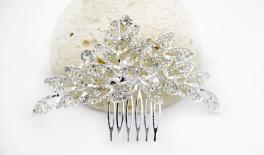 ΧΤΕΝΑΚΙ ΑΣΗΜΙ ΜΕ ΠΕΤΡΑ ΤΥΠΟΥ ΣΒΑΡΟΦΣΚΙ 12cm x 7.5cm 0621554