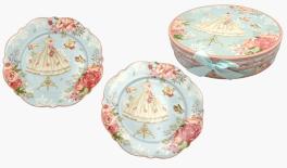 ΠΙΑΤΟ 20.5cm ΦΟΡΕΜΑ ΣΕΤ/2 ΑΠΟ ΠΟΡΣΕΛΑΝΗ ΜΕ ΚΟΥΤΙ ΔΩΡΟΥ 0621599