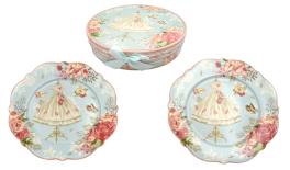 ΠΙΑΤΟ 27cm ΦΟΡΕΜΑ ΣΕΤ/2 ΑΠΟ ΠΟΡΣΕΛΑΝΗ ΜΕ ΚΟΥΤΙ ΔΩΡΟΥ 0621600