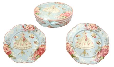 ΠΙΑΤΟ 27cm ΦΟΡΕΜΑ ΣΕΤ/2 ΑΠΟ ΠΟΡΣΕΛΑΝΗ ΜΕ ΚΟΥΤΙ ΔΩΡΟΥ 0621600