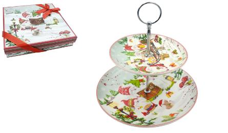 ΧΡΙΣΤΟΥΓΕΝΝΙΑΤΙΚΟΣ ΔΙΣΚΟΣ ΔΙΩΡΟΦΟΣ ΑΠΟ ΠΟΡΣΕΛΑΝΗ ΜΕ ΚΟΥΤΙ ΔΩΡΟΥ 0621607