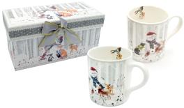 ΧΡΙΣΤΟΥΓΕΝΝΙΑΤΙΚΗ ΚΟΥΠΑ 220ml ΑΠΟ ΠΟΡΣΕΛΑΝΗ ΣΕΤ/2 ΜΕ ΚΟΥΤΙ ΔΩΡΟΥ 0621610