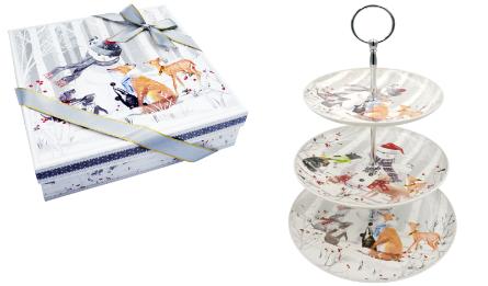 ΧΡΙΣΤΟΥΓΕΝΝΙΑΤΙΚΟΣ ΔΙΣΚΟΣ ΤΡΙΩΡΟΦΟΣ ΑΠΟ ΠΟΡΣΕΛΑΝΗ ΜΕ ΚΟΥΤΙ ΔΩΡΟΥ 0621611