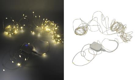 ΓΙΡΛΑΝΤΑ USB 100LED ΕΠΑΝΑΦΟΡΤΙΖΟΜΕΝΗ ΘΕΡΜΟ ΦΩΣ 10M 0621620