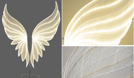 ΦΤΕΡΑ ΣΤΑΝΤ ΜΕ LED 235cm ΡΕΥΜΑΤΟΣ 0621621