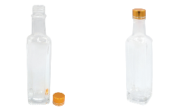 ΜΠΟΥΚΑΛΑΚΙ ΜΕ ΧΡΥΣΟ ΒΙΔΩΤΟ ΚΑΠΑΚΙ 100ml 0621664